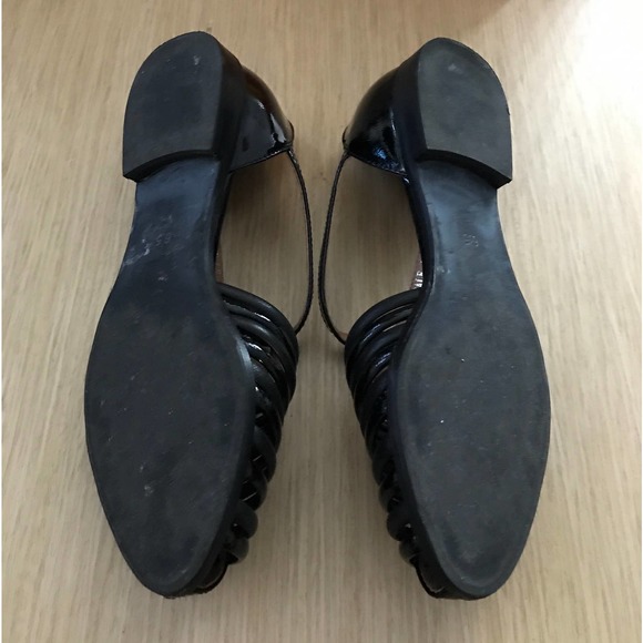 Jeffrey Campbell Flats Black Ankle Strap Size 6.5 - Picture 7 of 7